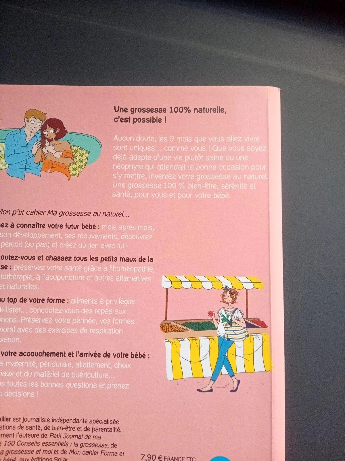 Libro "Mon p'tit cahier - Ma grossesse au naturel" - Véronique Deiller – photo 4